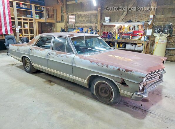 7P54C128153 1967 FORD GALAXIE Gray Front right