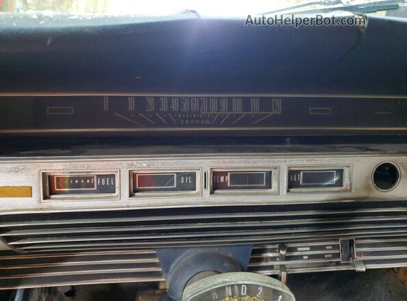 7P54C128153 1967 FORD GALAXIE Gray Instrument cluster view