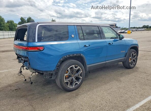 7PDSGABA3RN045264 2024 RIVIAN R1S Синий Задняя правая четверть