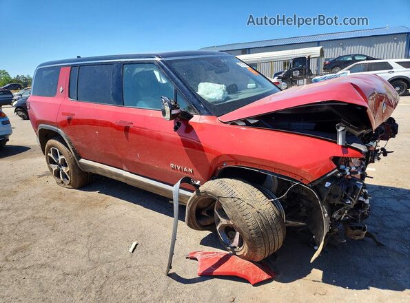 7PDSGABA5RN033875 2024 RIVIAN R1S Red წინა მარჯვენა