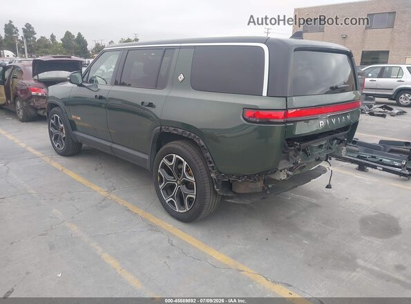 7PDSGABL7NN000825 2022 RIVIAN R1S Зеленый Задняя левая четверть