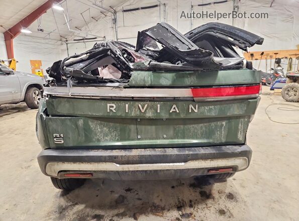 7PDSGBBA3SN068474 2025 RIVIAN R1S Green Вид ззаду
