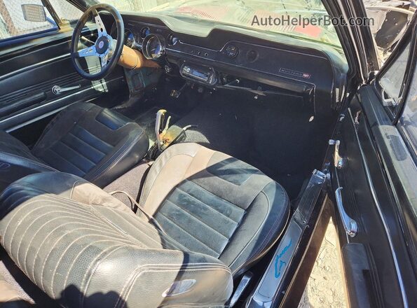 7R01C194933 1967 FORD MUSTANG Черный Вид панели приборов