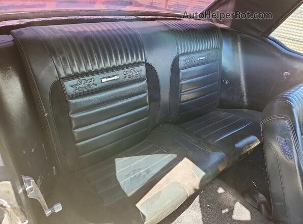 7R01C194933 1967 FORD MUSTANG Черный Вид задних сидений