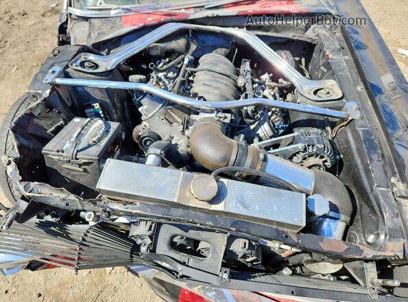 7R01C194933 1967 FORD MUSTANG Черный Вид задней части салона