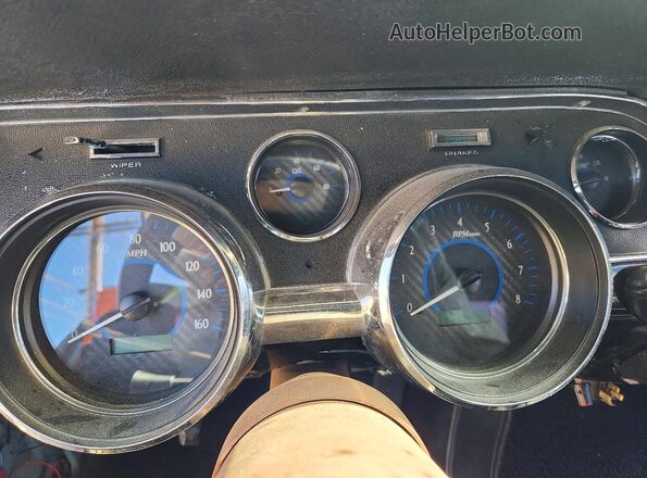 7R01C194933 1967 FORD MUSTANG Черный Вид щитка приборов