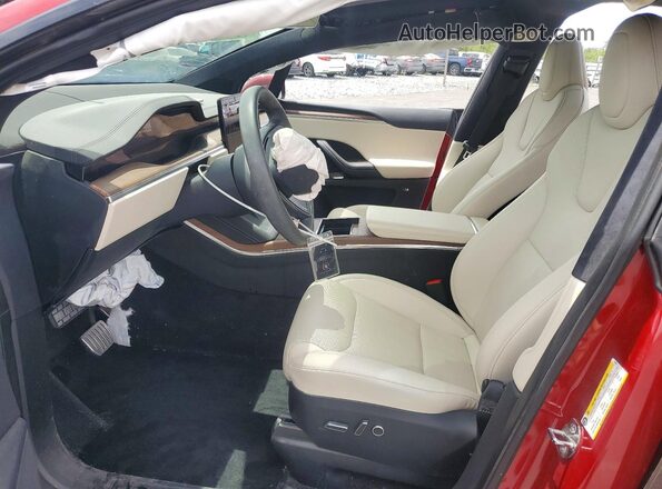 7SAXCAE52PF423905 2023 TESLA MODEL Red Vista interior delantera