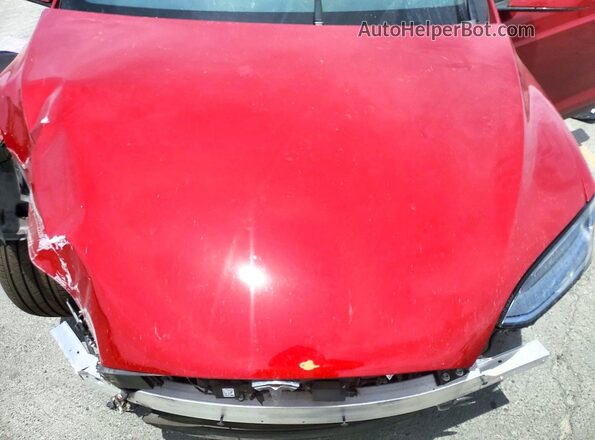 7SAXCAE52PF423905 2023 TESLA MODEL Red Vista del compartimento del motor