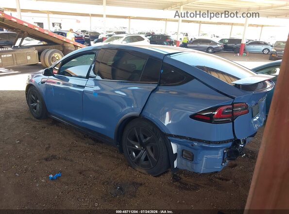 7SAXCAE53TF488157 2026 TESLA MODEL X Синий Задняя левая четверть