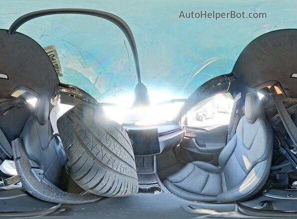 7SAXCAE55SF466112 2025 TESLA MODEL Gray Engine compartment view