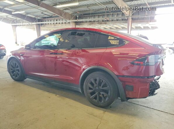 7SAXCBE50PF419521 2023 TESLA MODEL Red უკანა მარცხენა