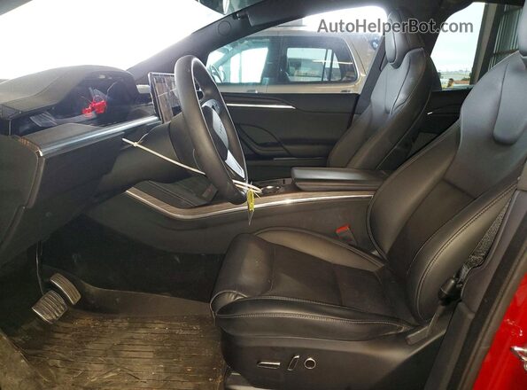7SAXCBE50PF419521 2023 TESLA MODEL Red წინა სალონის ხედი