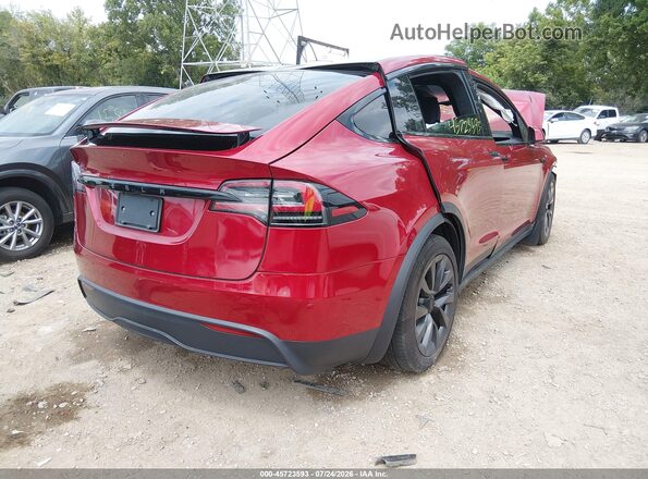 7SAXCBE51PF421195 2023 TESLA MODEL X Red Rear right