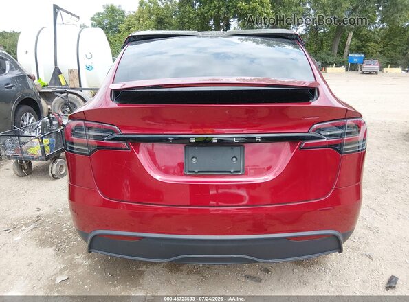 7SAXCBE51PF421195 2023 TESLA MODEL X Red 
