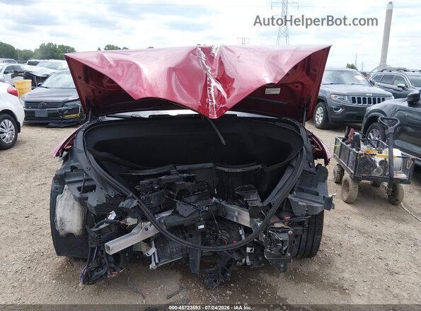7SAXCBE51PF421195 2023 TESLA MODEL X Red Rear interior view