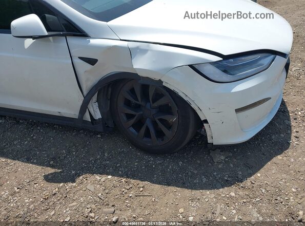 7SAXCBE5XPF366603 2023 TESLA MODEL X Белый Вид спереди