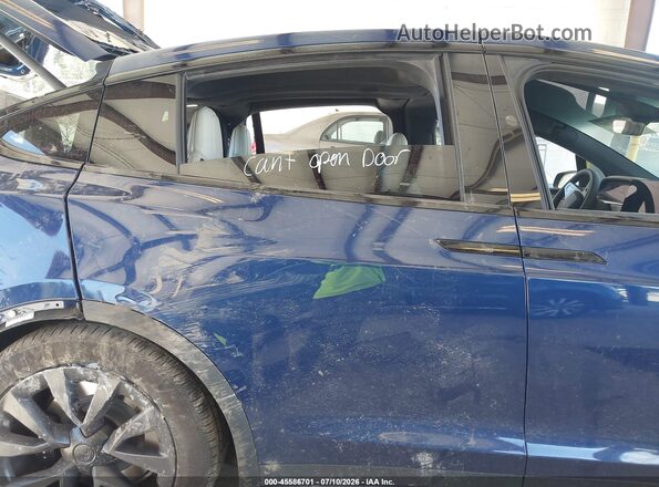 7SAXCBE5XSF471179 2025 TESLA MODEL X Синий Вид наклейки с VIN-кодом
