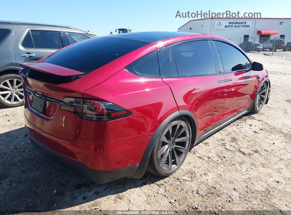 7SAXCBE62PF431131 2023 TESLA MODEL X Red Rear right