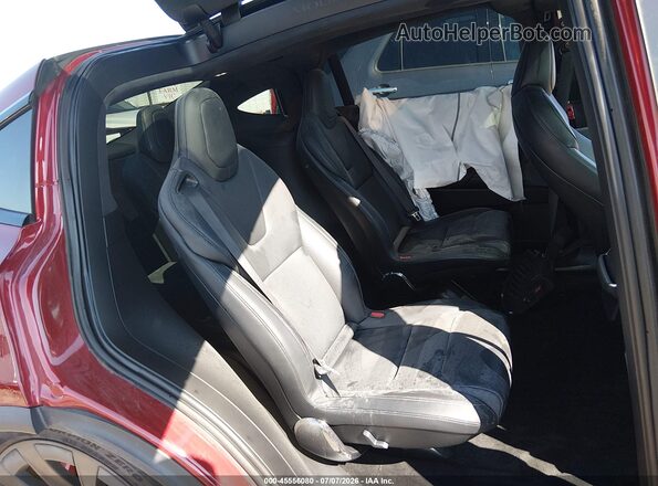 7SAXCBE62PF431131 2023 TESLA MODEL X Red VIN sticker view