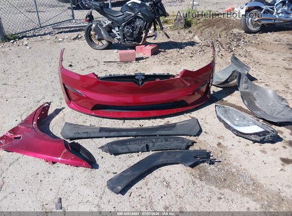 7SAXCBE62PF431131 2023 TESLA MODEL X Red 