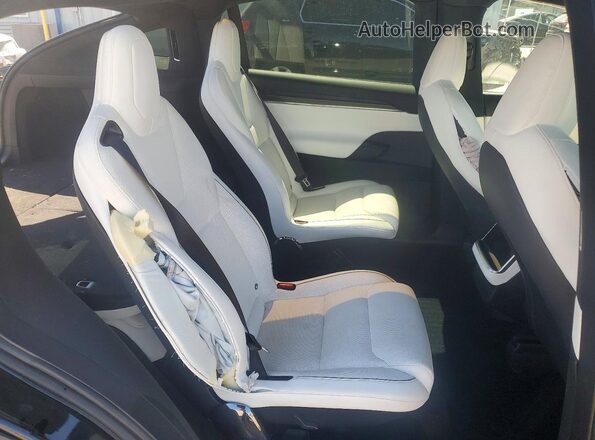 7SAXCBE65PF423492 2023 TESLA MODEL Black Vista interior trasera