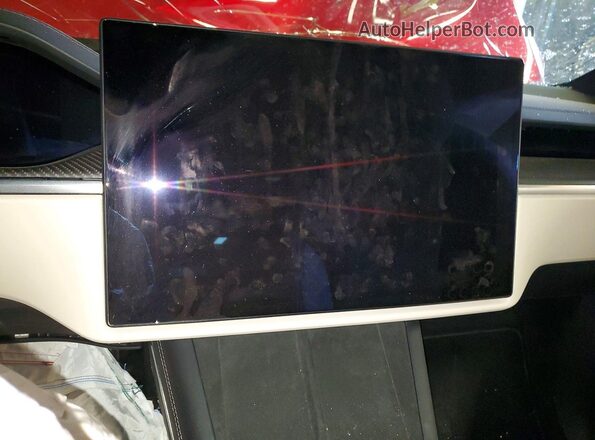 7SAXCBE66SF468224 2025 TESLA MODEL Red Vista del cuadro de instrumentos