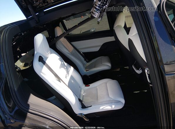 7SAXCBE67NF337873 2022 TESLA MODEL X Черный Вид наклейки с VIN-кодом