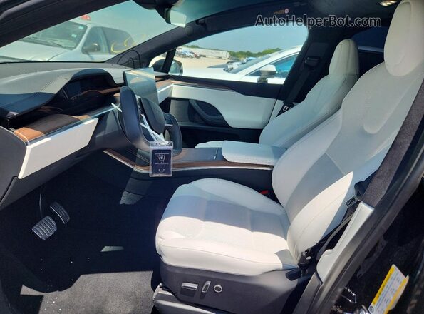 7SAXCDE54PF385322 2023 TESLA X Black Սալոնի դիմացի տեսք