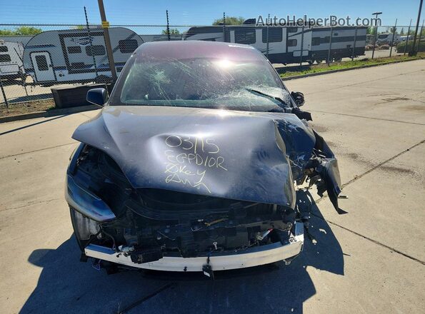 7SAXCDE57RF444592 2024 TESLA MODEL Black Вид спереду