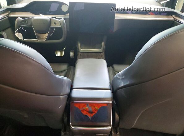 7SAXCDE59NF343581 2022 TESLA MODEL White Widok deski rozdzielczej