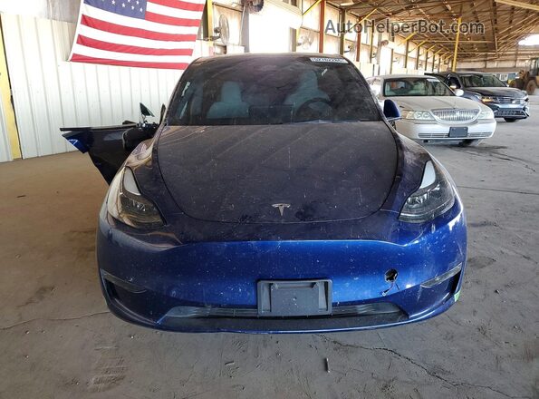 7SAYGAEE0PF682627 2023 TESLA MODEL Blue Front view