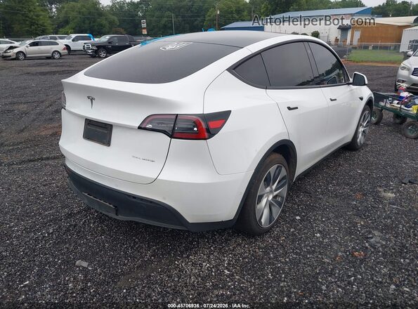 7SAYGAEE1NF363802 2022 TESLA MODEL Y White Հետևի աջ