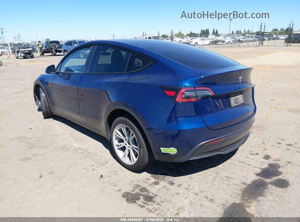 7SAYGAEE1NF382298 2022 TESLA MODEL Y Blue Trasero izquierdo