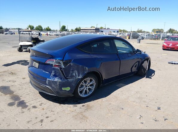 7SAYGAEE1NF382298 2022 TESLA MODEL Y Blue Trasero derecho