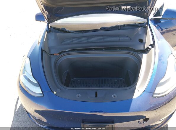 7SAYGAEE1NF382298 2022 TESLA MODEL Y Blue Vista trasera