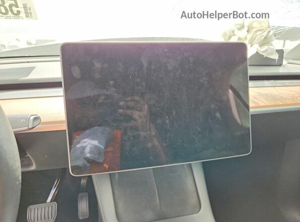 7SAYGAEE1NF549808 2022 TESLA MODEL White Widok zestawu wskaźników
