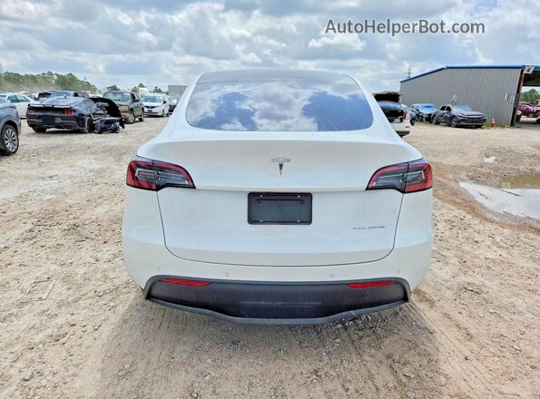 7SAYGAEE1NF549808 2022 TESLA MODEL White Widok z tyłu