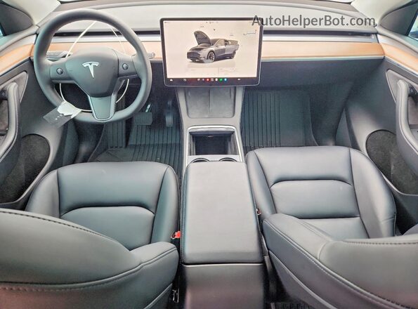 7SAYGAEE1NF554135 2022 TESLA MODEL Gray წინა პანელის ხედი