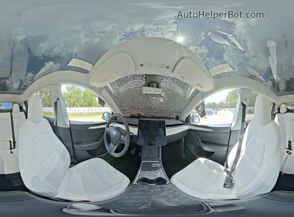 7SAYGAEE1RF045247 2024 TESLA MODEL Серый Вид наклейки с VIN-кодом