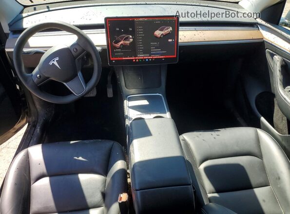 7SAYGAEE2PF691328 2023 TESLA MODEL Gray Widok deski rozdzielczej