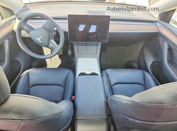 7SAYGAEE2RF008613 2024 TESLA MODEL White წინა პანელის ხედი