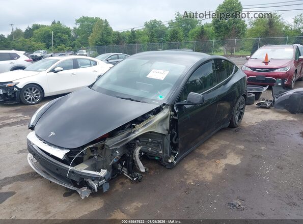 7SAYGAEE3NF338786 2022 TESLA MODEL Y Black Vista tres cuartos delantera izquierda