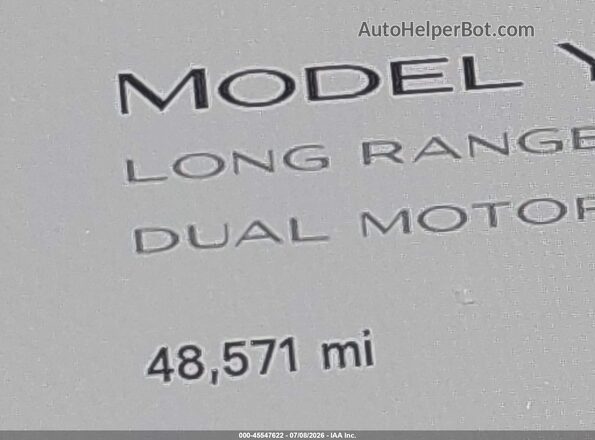 7SAYGAEE3NF338786 2022 TESLA MODEL Y Black Vista interior de 360 grados