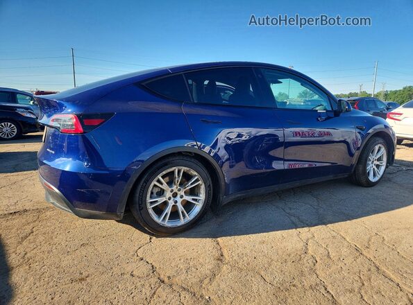 7SAYGAEE3PF789056 2023 TESLA MODEL Blue Задня права чверть