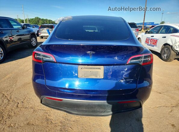 7SAYGAEE3PF789056 2023 TESLA MODEL Blue Вид ззаду