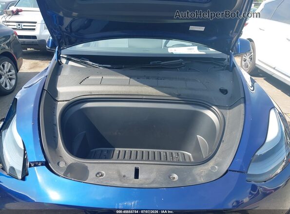 7SAYGAEE3RF164546 2024 TESLA MODEL Y Blue Вид ззаду