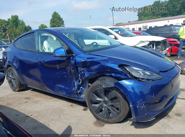 7SAYGAEE3RF164546 2024 TESLA MODEL Y Blue Вид щитка приладів
