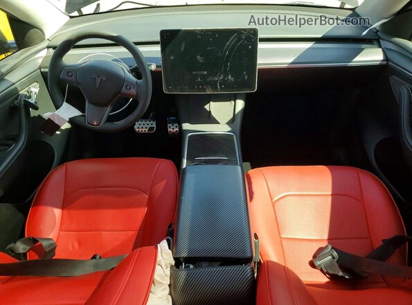 7SAYGAEE3RF991107 2024 TESLA MODEL Black Dashboard view