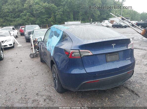 7SAYGAEE3SF221849 2025 TESLA MODEL Y Синий Задняя левая четверть