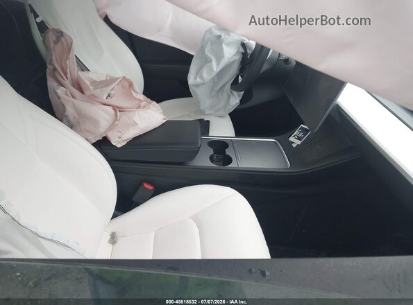7SAYGAEE3SF221849 2025 TESLA MODEL Y Синий Вид салона спереди